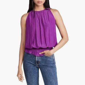 Ramy Brook Sleeveless Lauren High Neck Tank Top